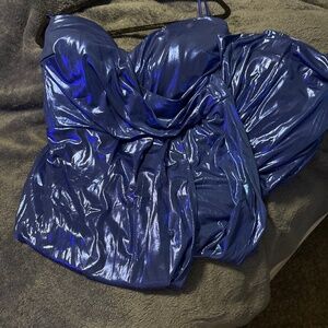 blue evening/party dress